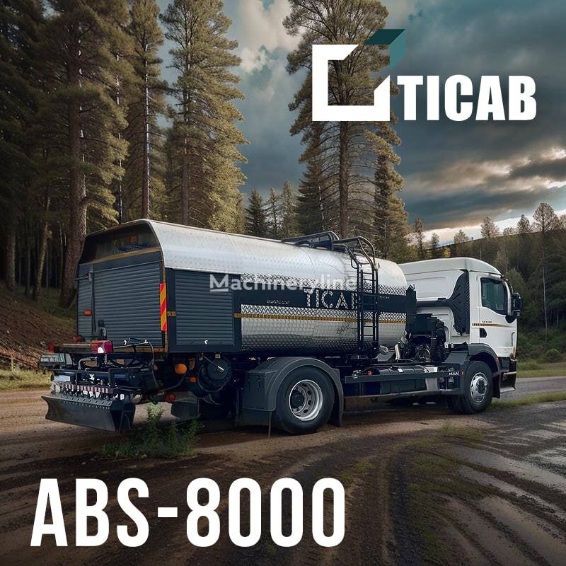 new Ticab Bitumen Sprayer ABS-8000 asphalt distributor