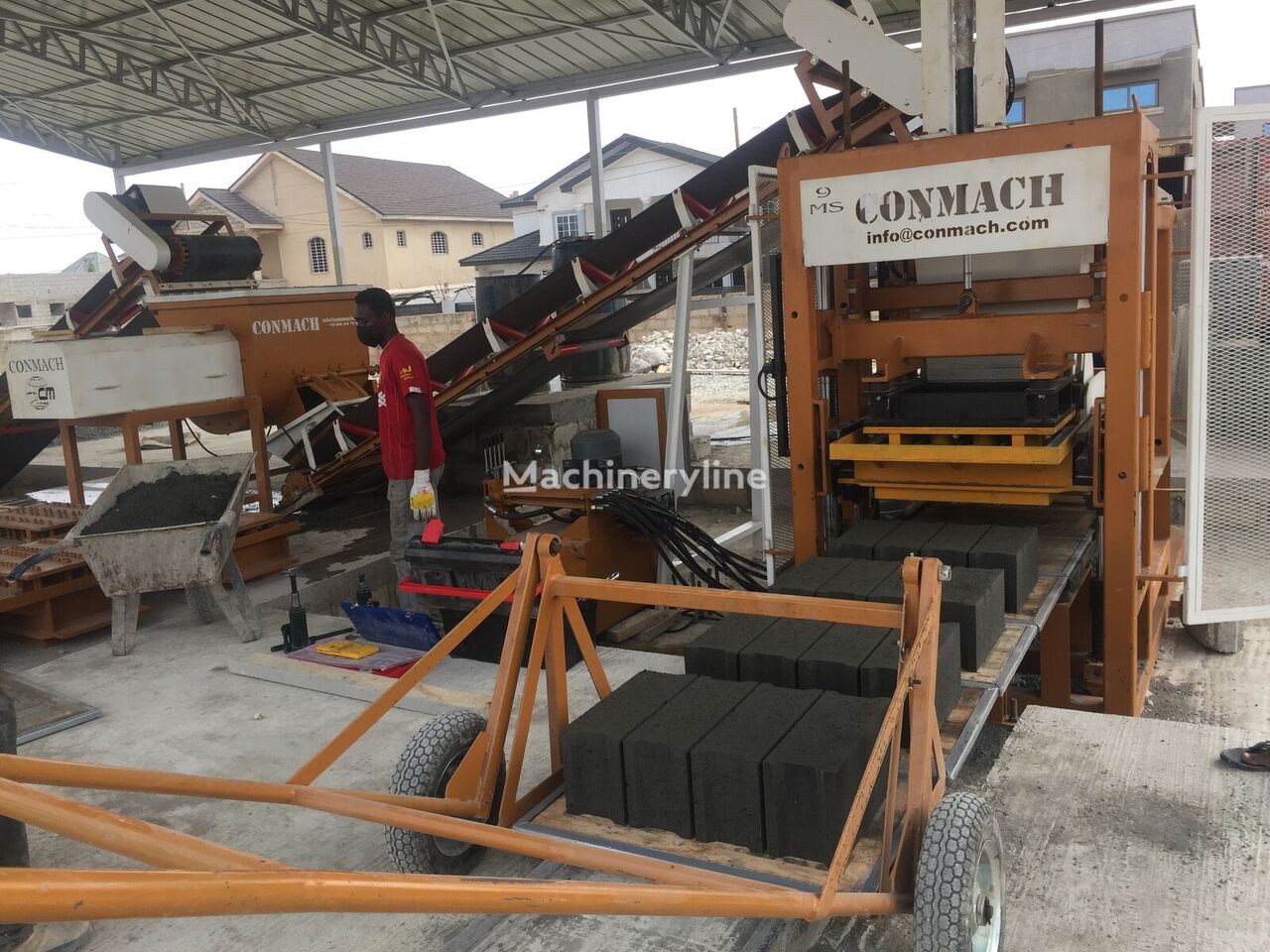 new Conmach BlockKing-09 MS block making machine