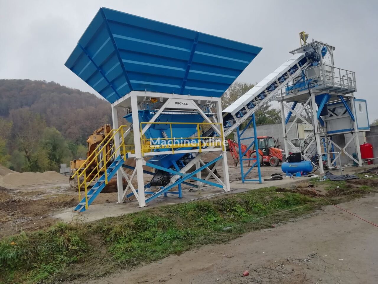 new Promax Compact Concrete Batching Plant PROMAX C60-SNG-PLUS (60m/h) concrete plant