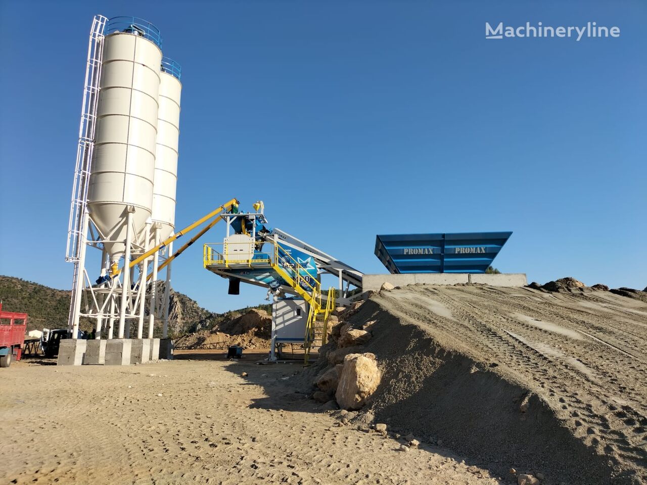 new Promax Mobile Concrete Batching Plant M60-SNG (60m3/h) concrete plant
