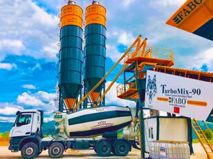 new FABO TURBOMIX 90 MOBILE READYMIX BATCHING PLANT FOR SALE concrete plant