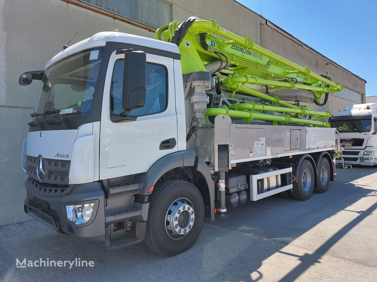 new Zoomlion  ZL36  ZL 36 on chassis Mercedes-Benz  Arocs 5 2640 concrete pump