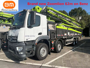 new Zoomlion 62M Concrete Pump Truck  on chassis Mercedes-Benz ZLJ5443THB8F 62X-6RZ