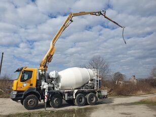 Putzmeister 26m+8m3  on chassis Renault Kerax 450 DXI 8x4 Putzmeister 26m+8m3, pumi, mixer-pump  concrete pump