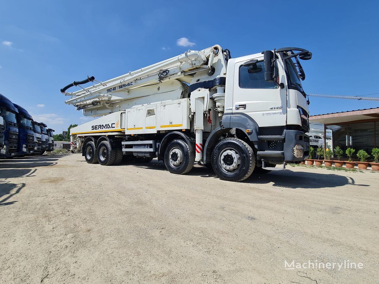 Sermac 2011 MODEL 4140 MERCEDES 48 METER SERMAC CONCRETE PUMP