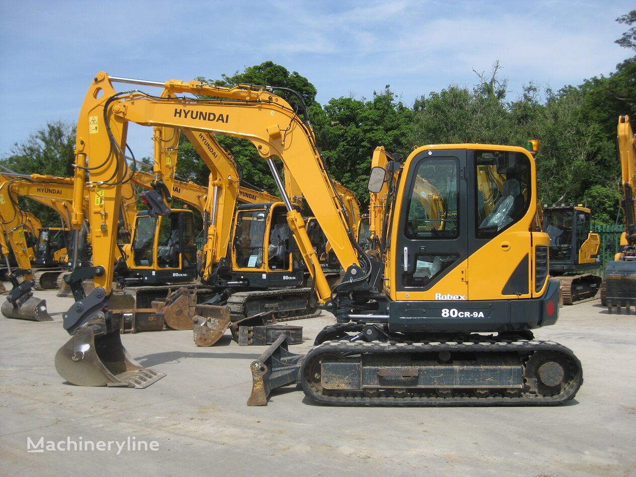 Hyundai Robex 80CR-9A  mini excavator