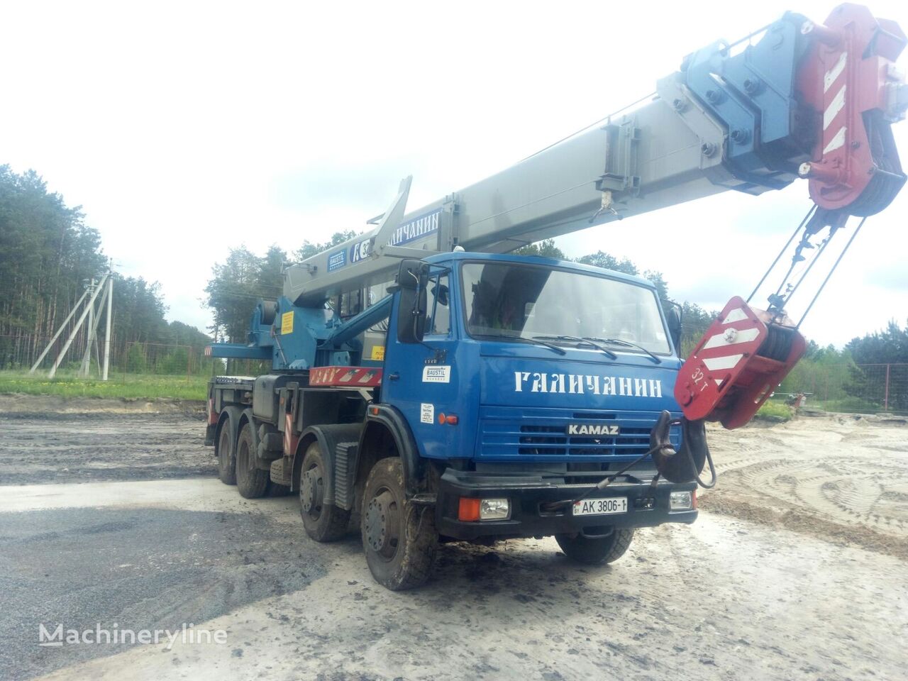 Galichanin  on chassis KAMAZ KS-55729 mobile crane