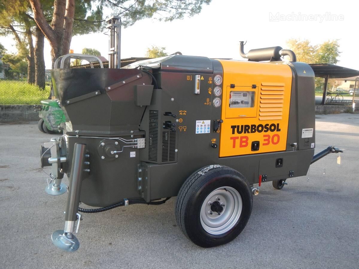 new TURBOSOL TB30  stationary concrete pump