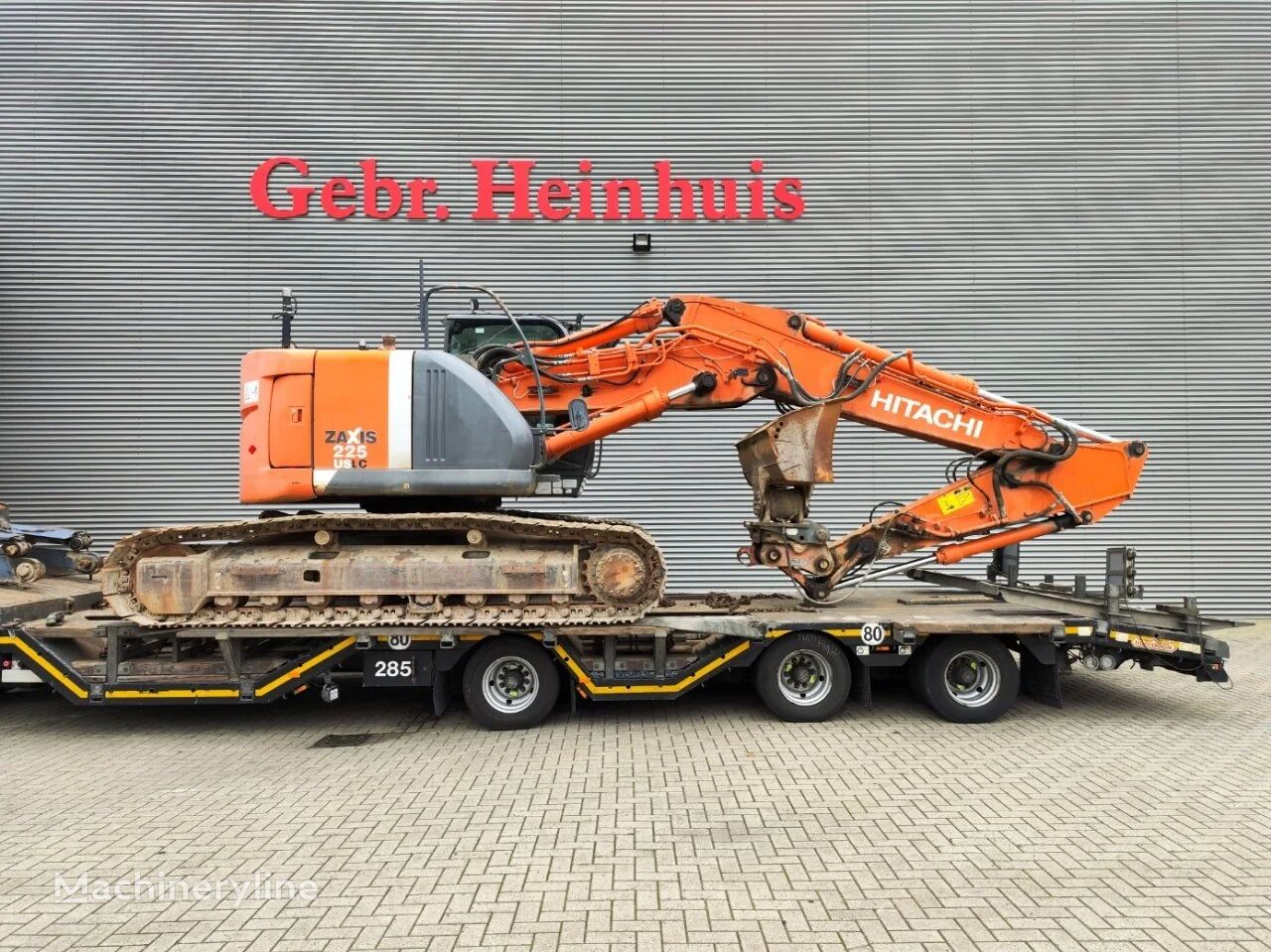 Hitachi ZX 225 USLC-3 Verstellausleger Schild German machine! tracked excavator