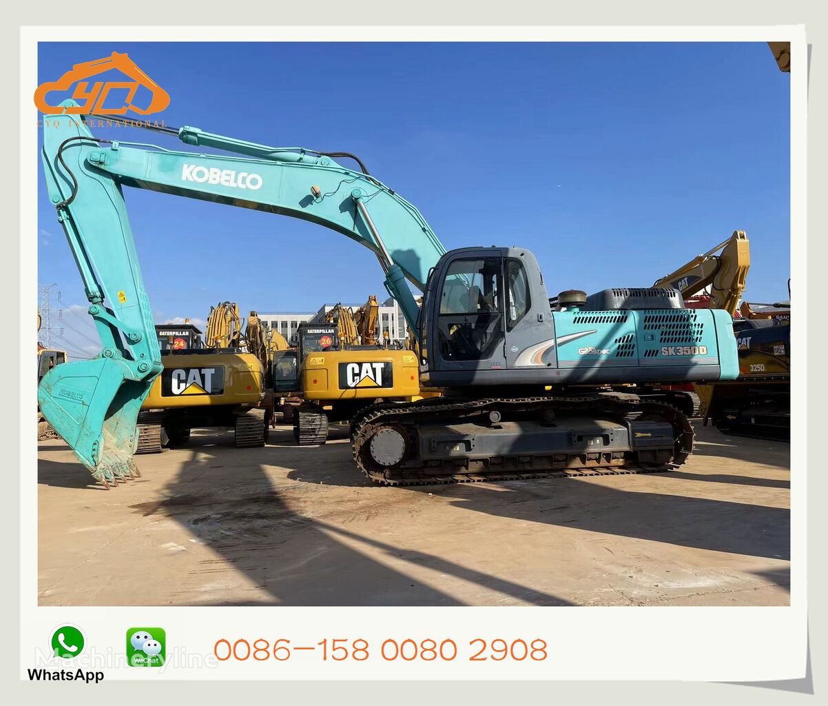 Kobelco SK350LC-8 tracked excavator