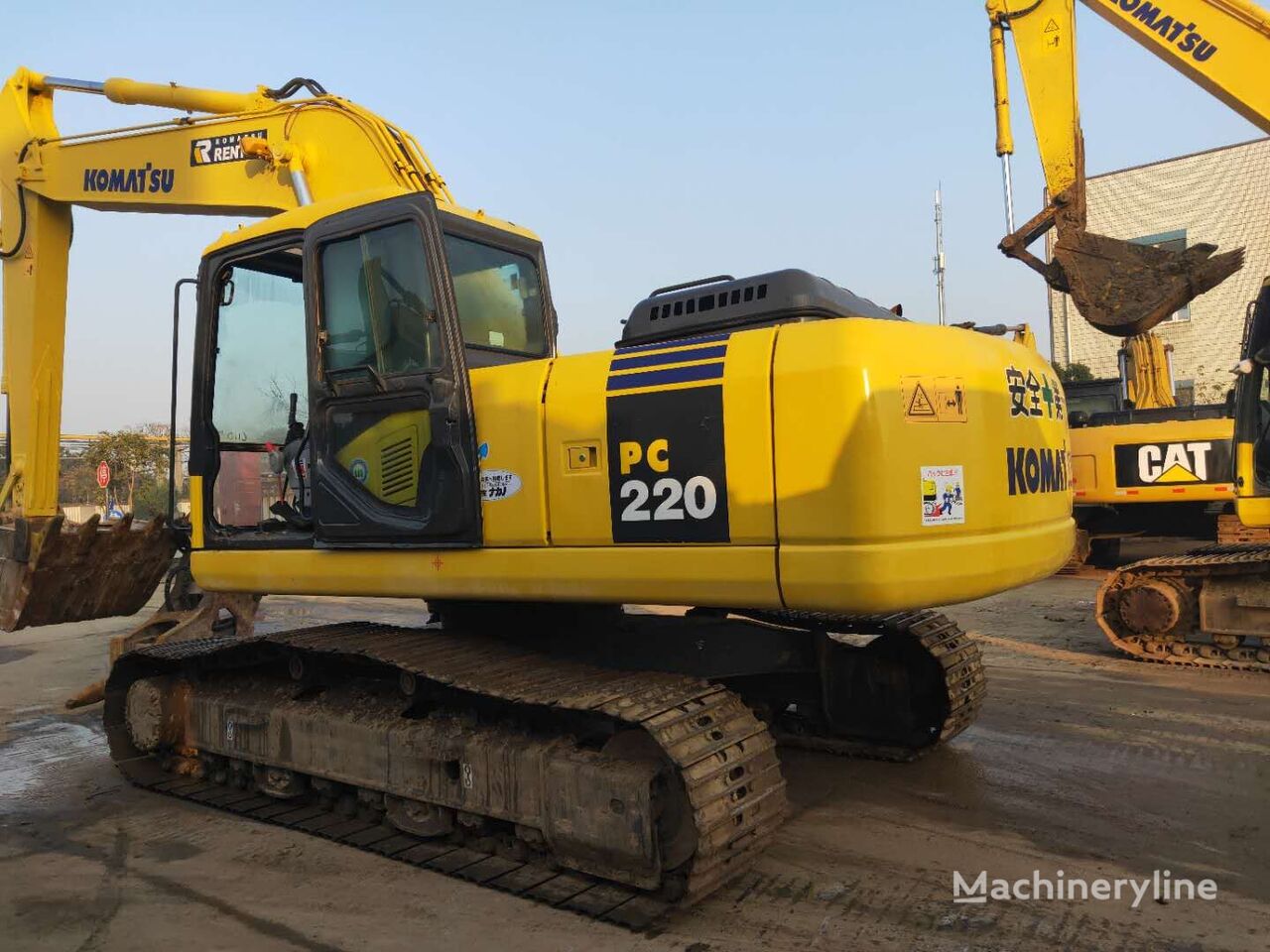 Komatsu PC220 tracked excavator