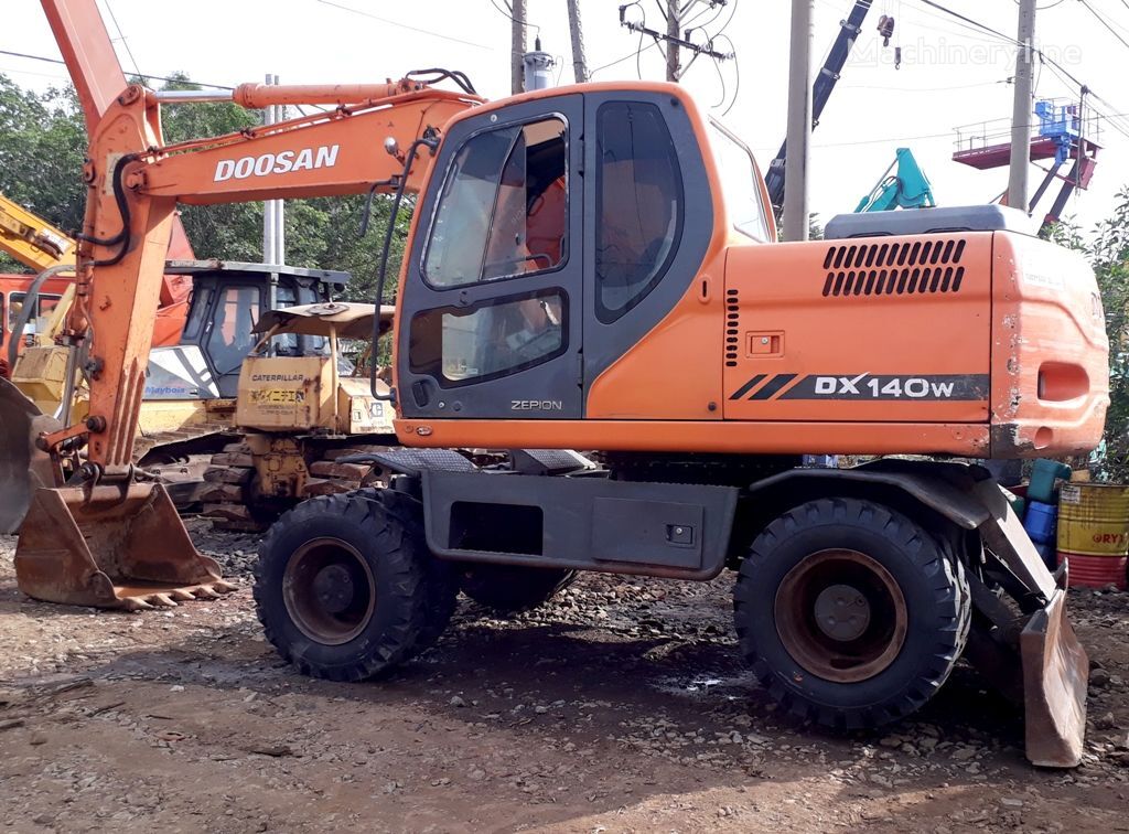 Doosan DX140W wheel excavator