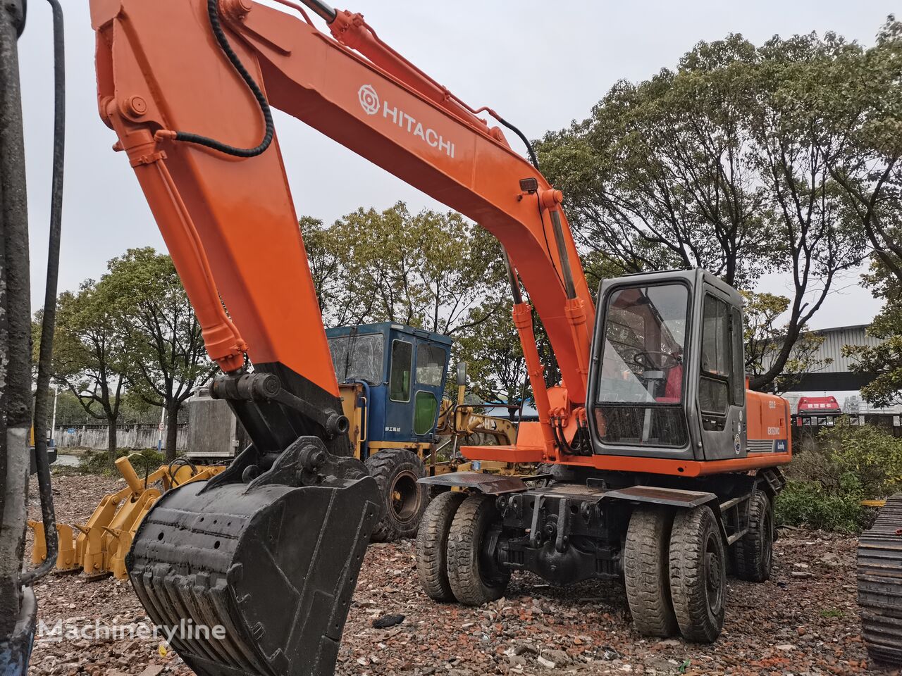 Hyundai R210W-7  wheel excavator