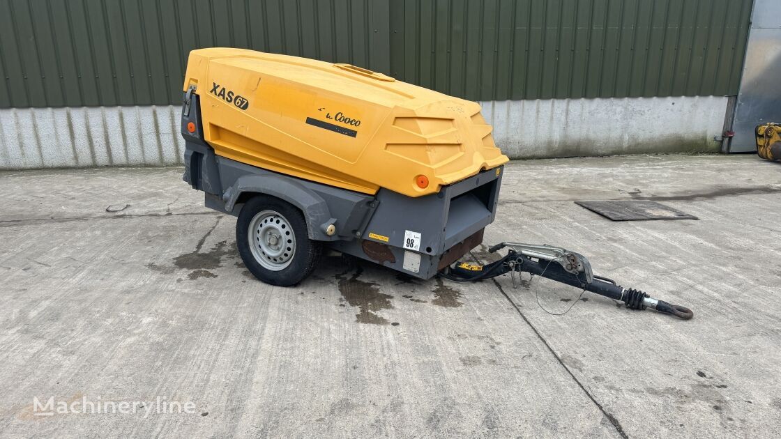 Atlas Copco XAS 67  mobile compressor