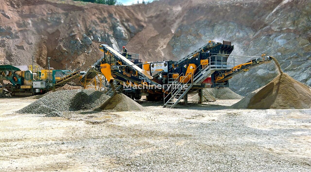 new FABO SERIES MCC 200 CONCASSEUR A CONE MOBILE POUR PIERRES DURES mobile crushing plant